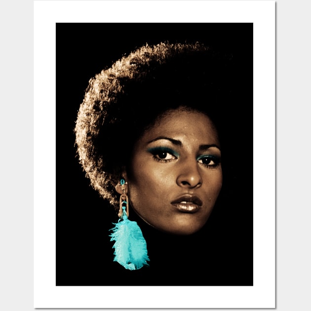 Say Hello Pam Grier Wall Art by HARDER.CO